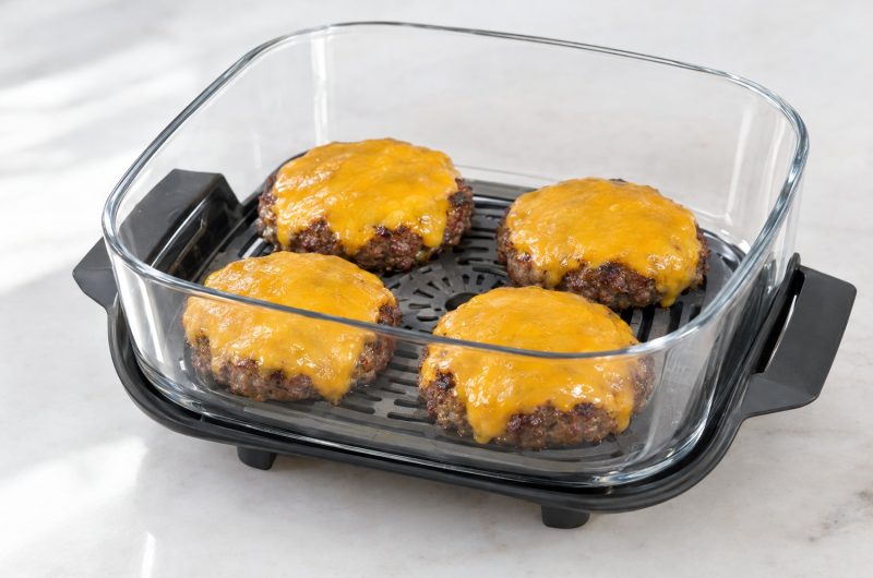 Saftige Burger aus dem Ninja Crispi