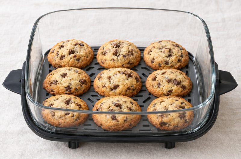 Ninja Crispi cookies: the art of spacing for a chewy centre